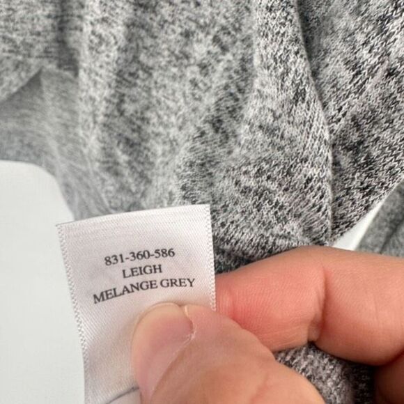 Rails Women's Knit V-Neck Long Sleeve Pullover Sweater Leigh Melange Gray Medium - Picture 6 of 10